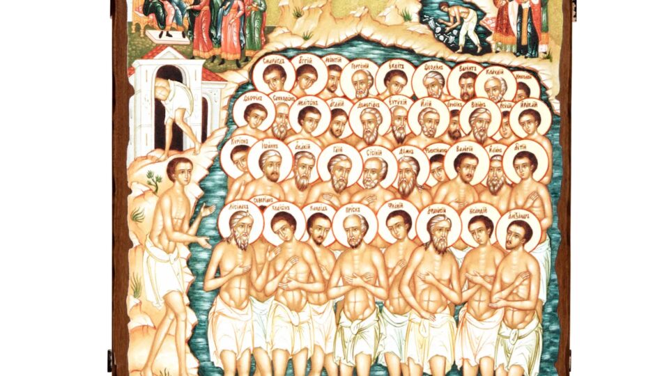 Литургия в день памяти сорока мучеников Севастийских