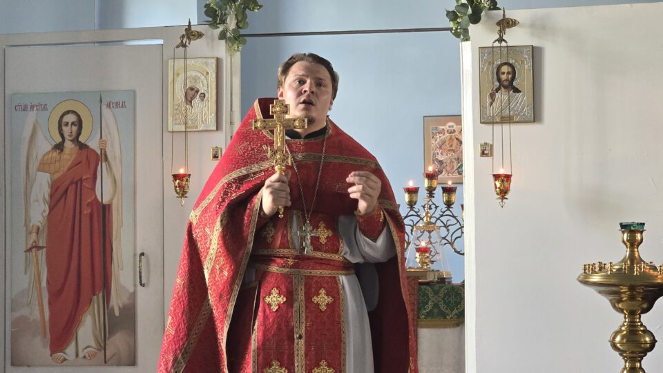 В нашем храме в Ассаурово прошла Божественная литургия.