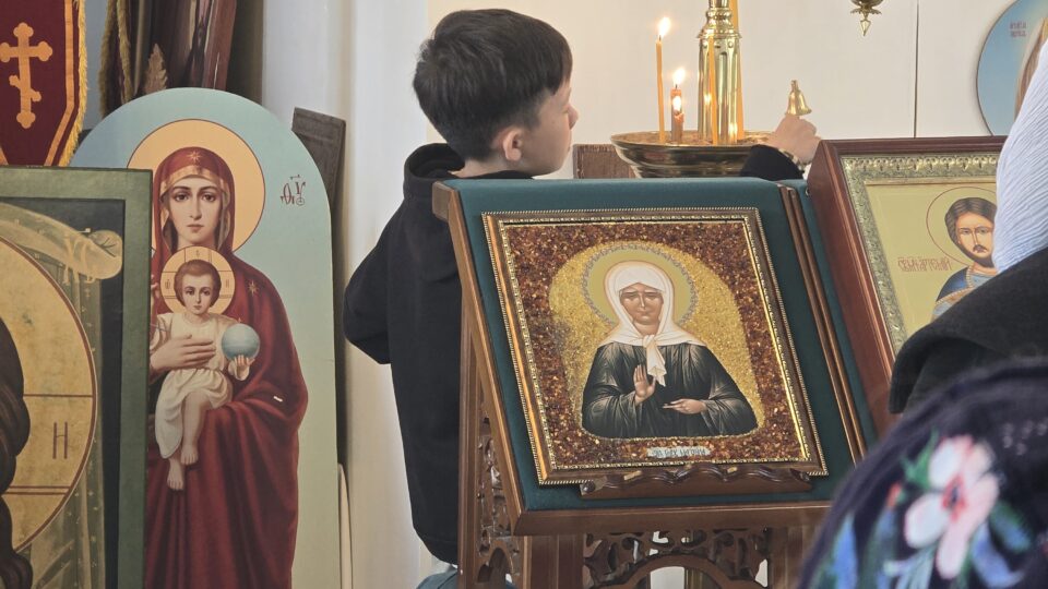 Воскресная служба в нашем храме