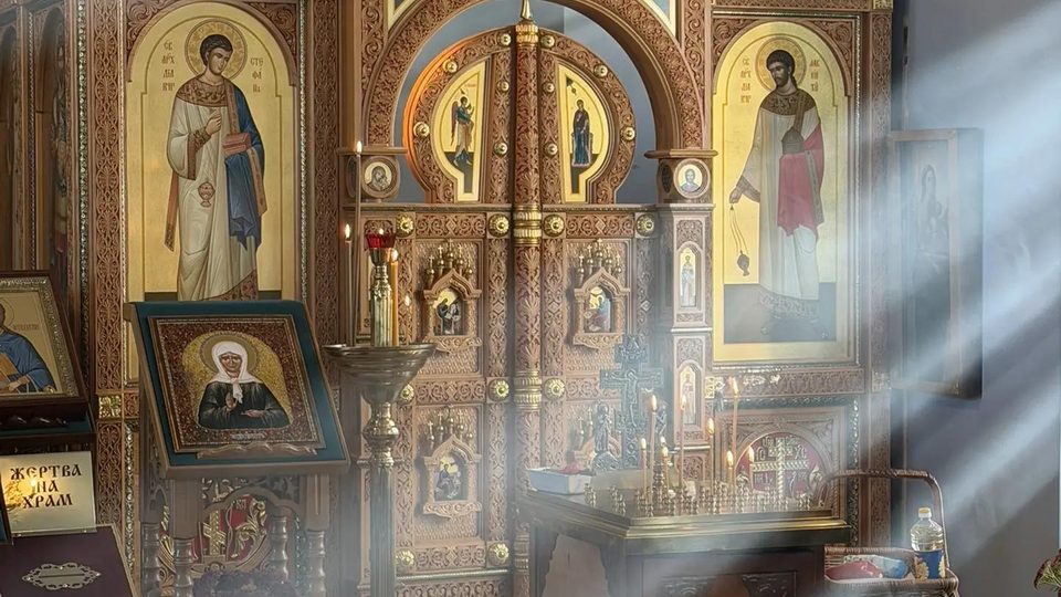 Сегодня в нашем Скорбященском храме была совершена Божественная литургия.